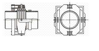 Компенсатор поворотный  двухплоскостной (карданный)